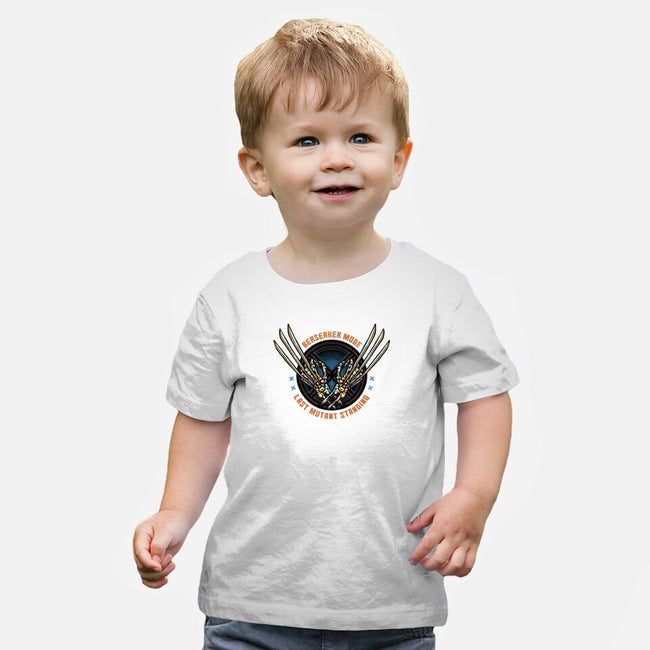 Last Mutant Standing-Baby-Basic-Tee-glitchygorilla