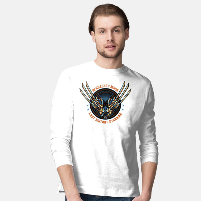 Last Mutant Standing-Mens-Long Sleeved-Tee-glitchygorilla