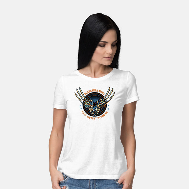 Last Mutant Standing-Womens-Basic-Tee-glitchygorilla