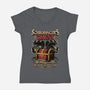 RPG Treasure Monster Chest-Womens-V-Neck-Tee-Studio Mootant