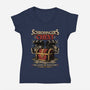 RPG Treasure Monster Chest-Womens-V-Neck-Tee-Studio Mootant