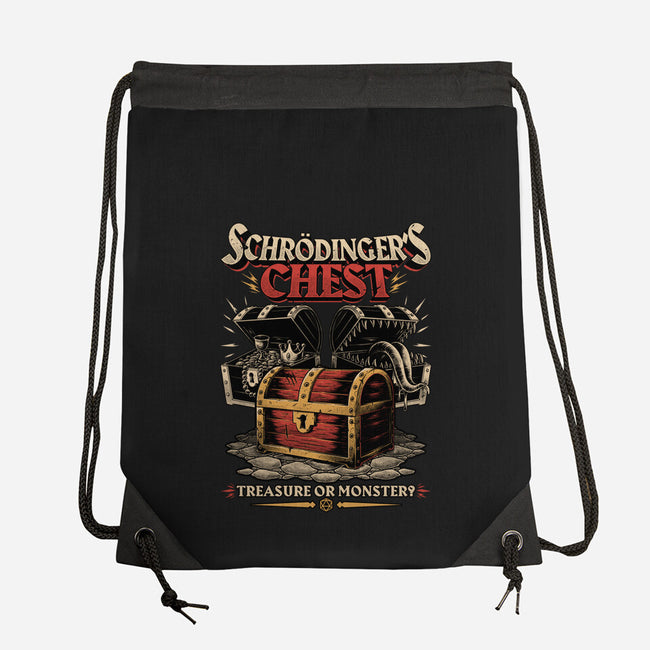 RPG Treasure Monster Chest-None-Drawstring-Bag-Studio Mootant