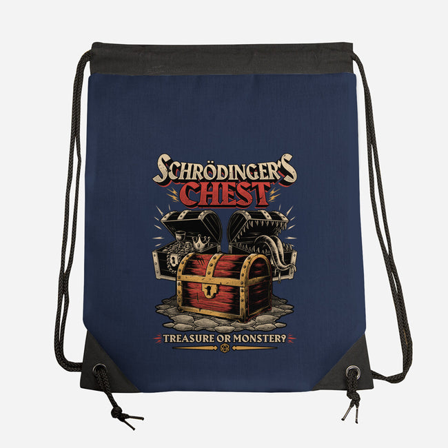RPG Treasure Monster Chest-None-Drawstring-Bag-Studio Mootant
