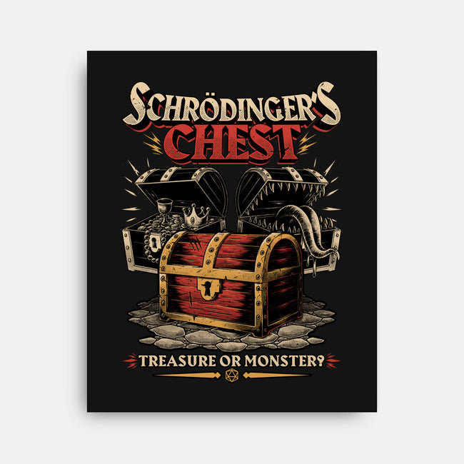 RPG Treasure Monster Chest-None-Stretched-Canvas-Studio Mootant
