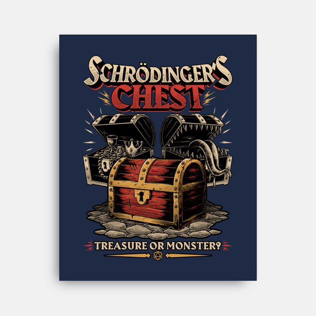 RPG Treasure Monster Chest-None-Stretched-Canvas-Studio Mootant