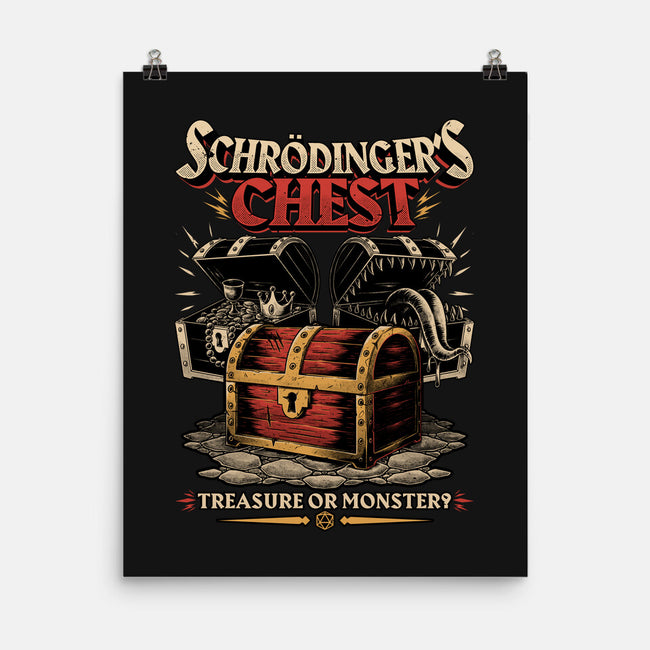 RPG Treasure Monster Chest-None-Matte-Poster-Studio Mootant