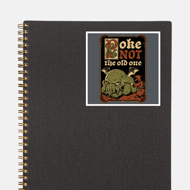 Medieval Poke Cthulhu-None-Glossy-Sticker-Studio Mootant