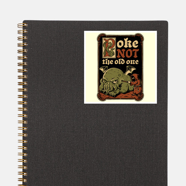 Medieval Poke Cthulhu-None-Glossy-Sticker-Studio Mootant