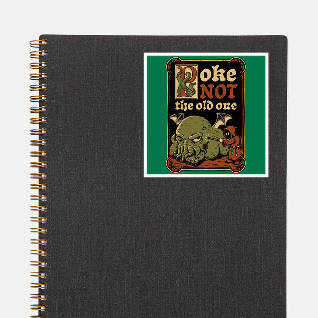 Medieval Poke Cthulhu-None-Glossy-Sticker-Studio Mootant