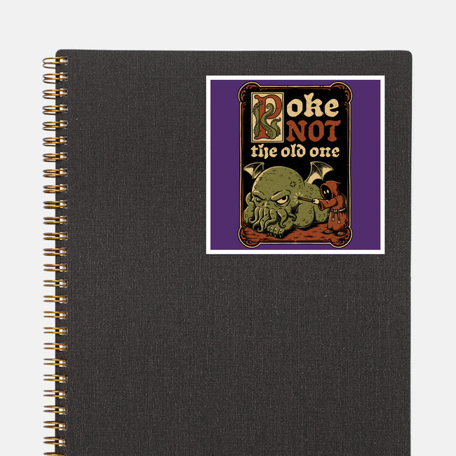 Medieval Poke Cthulhu-None-Glossy-Sticker-Studio Mootant