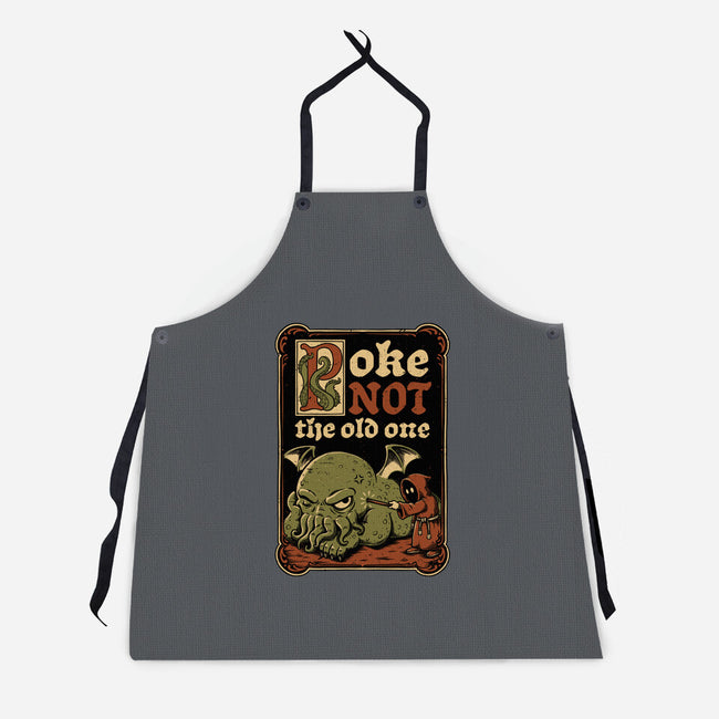 Medieval Poke Cthulhu-Unisex-Kitchen-Apron-Studio Mootant