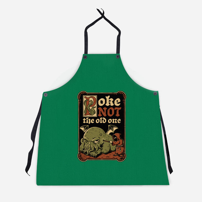 Medieval Poke Cthulhu-Unisex-Kitchen-Apron-Studio Mootant