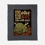 Medieval Poke Cthulhu-None-Fleece-Blanket-Studio Mootant