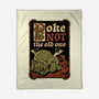 Medieval Poke Cthulhu-None-Fleece-Blanket-Studio Mootant