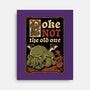 Medieval Poke Cthulhu-None-Stretched-Canvas-Studio Mootant