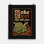 Medieval Poke Cthulhu-None-Matte-Poster-Studio Mootant
