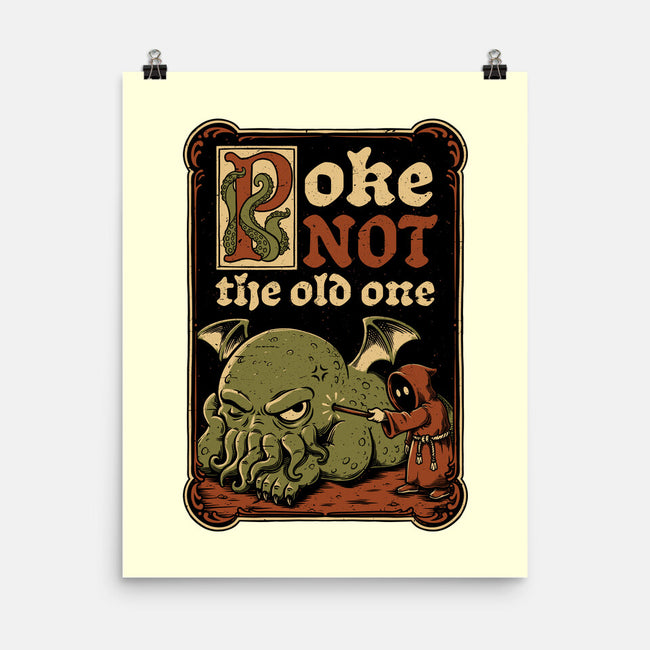 Medieval Poke Cthulhu-None-Matte-Poster-Studio Mootant