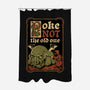 Medieval Poke Cthulhu-None-Polyester-Shower Curtain-Studio Mootant