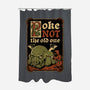 Medieval Poke Cthulhu-None-Polyester-Shower Curtain-Studio Mootant