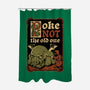 Medieval Poke Cthulhu-None-Polyester-Shower Curtain-Studio Mootant
