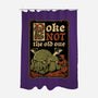 Medieval Poke Cthulhu-None-Polyester-Shower Curtain-Studio Mootant