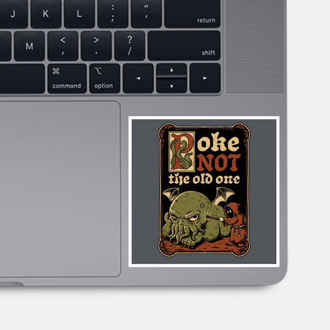 Medieval Poke Cthulhu-None-Glossy-Sticker-Studio Mootant