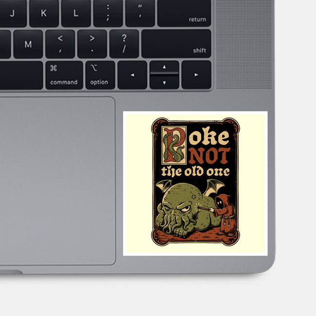 Medieval Poke Cthulhu-None-Glossy-Sticker-Studio Mootant