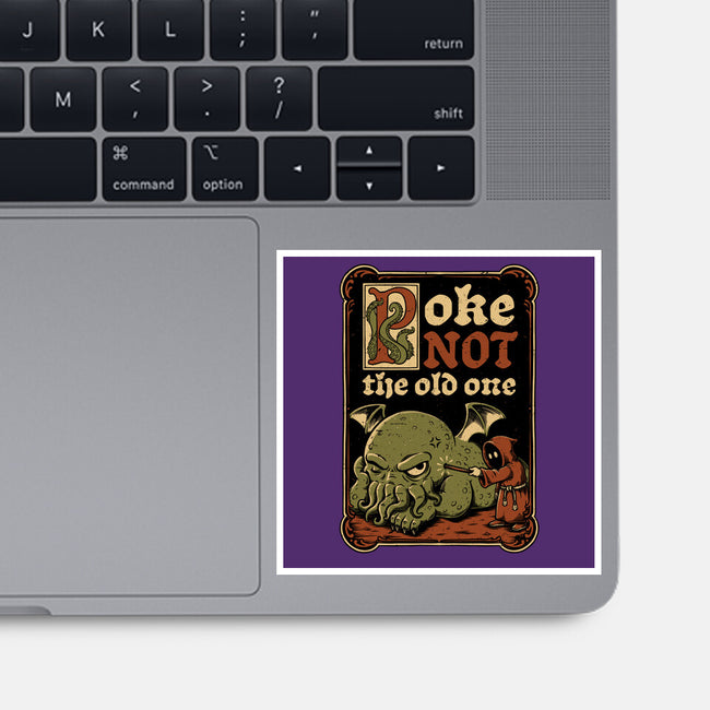 Medieval Poke Cthulhu-None-Glossy-Sticker-Studio Mootant