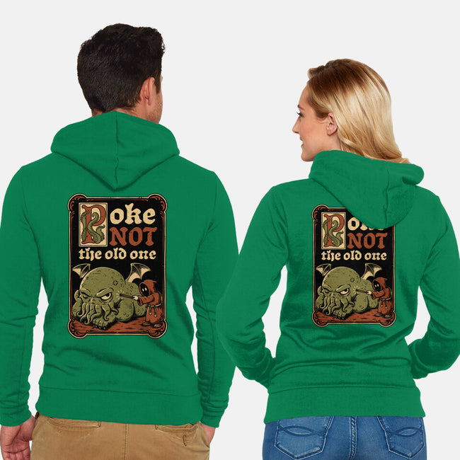 Medieval Poke Cthulhu-Unisex-Zip-Up-Sweatshirt-Studio Mootant