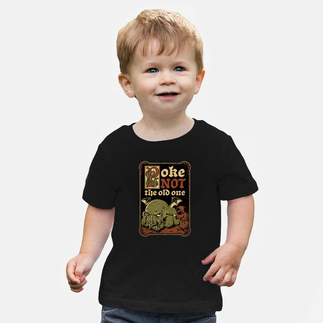 Medieval Poke Cthulhu-Baby-Basic-Tee-Studio Mootant