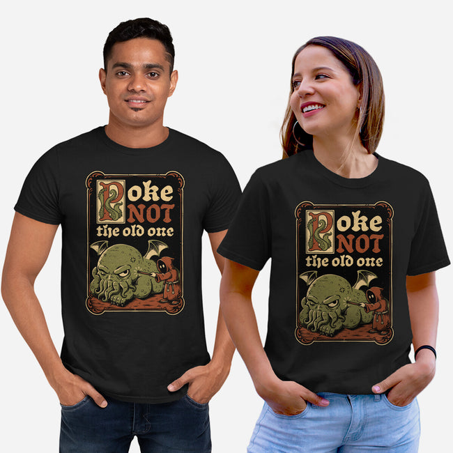 Medieval Poke Cthulhu-Unisex-Basic-Tee-Studio Mootant