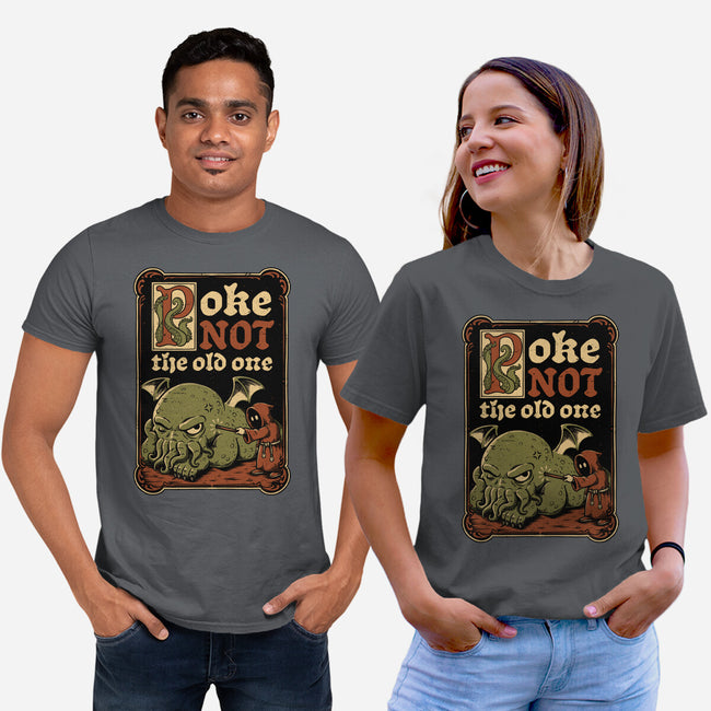 Medieval Poke Cthulhu-Unisex-Basic-Tee-Studio Mootant