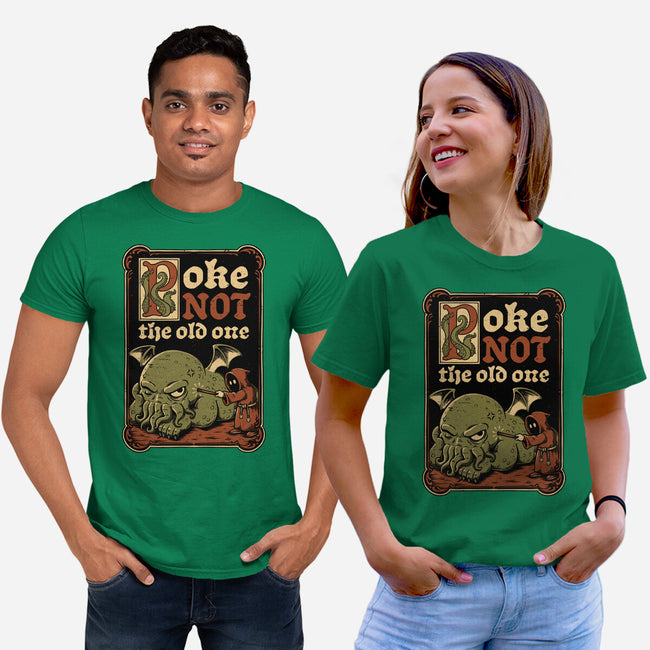 Medieval Poke Cthulhu-Unisex-Basic-Tee-Studio Mootant