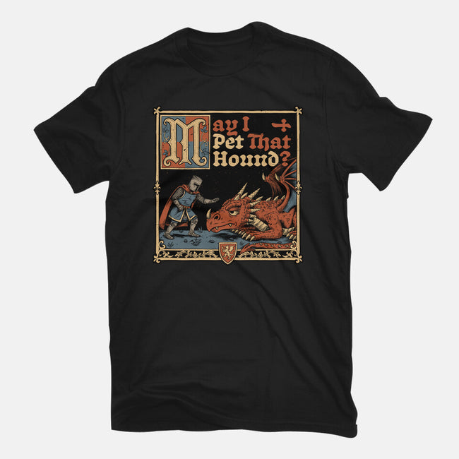Medieval Meme Pet Dragon-Mens-Basic-Tee-Studio Mootant