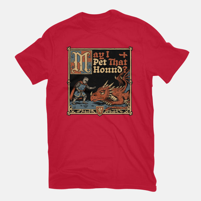 Medieval Meme Pet Dragon-Mens-Basic-Tee-Studio Mootant