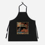 Medieval Meme Pet Dragon-Unisex-Kitchen-Apron-Studio Mootant