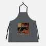 Medieval Meme Pet Dragon-Unisex-Kitchen-Apron-Studio Mootant