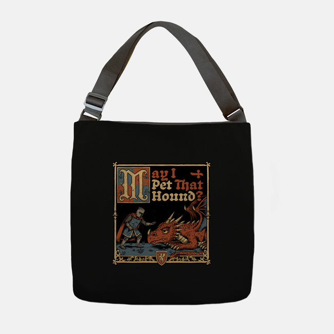 Medieval Meme Pet Dragon-None-Adjustable Tote-Bag-Studio Mootant