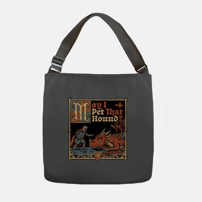 Medieval Meme Pet Dragon-None-Adjustable Tote-Bag-Studio Mootant
