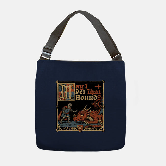 Medieval Meme Pet Dragon-None-Adjustable Tote-Bag-Studio Mootant