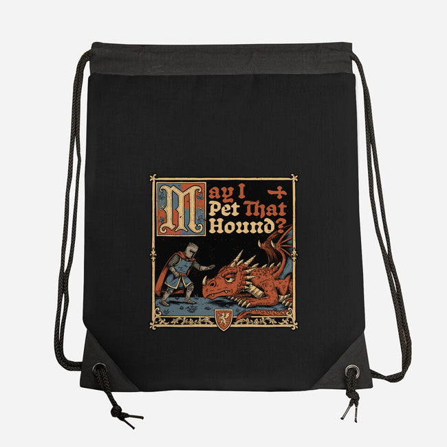 Medieval Meme Pet Dragon-None-Drawstring-Bag-Studio Mootant