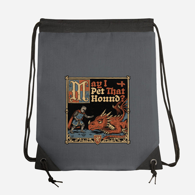 Medieval Meme Pet Dragon-None-Drawstring-Bag-Studio Mootant