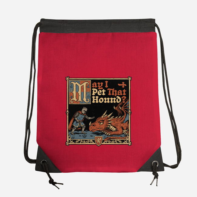 Medieval Meme Pet Dragon-None-Drawstring-Bag-Studio Mootant