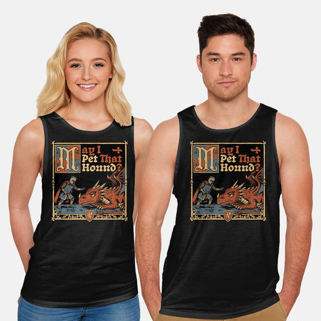 Medieval Meme Pet Dragon-Unisex-Basic-Tank-Studio Mootant