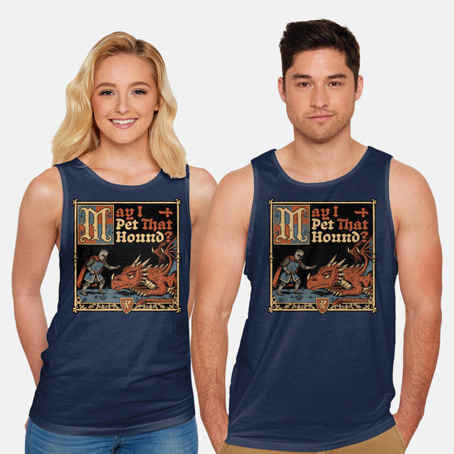 Medieval Meme Pet Dragon-Unisex-Basic-Tank-Studio Mootant