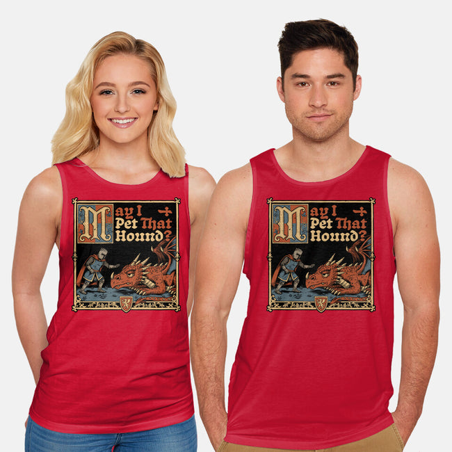 Medieval Meme Pet Dragon-Unisex-Basic-Tank-Studio Mootant