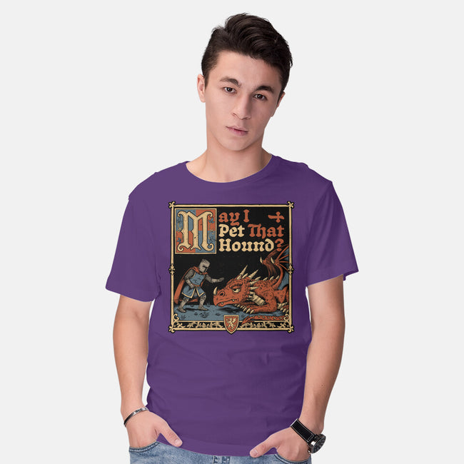 Medieval Meme Pet Dragon-Mens-Basic-Tee-Studio Mootant