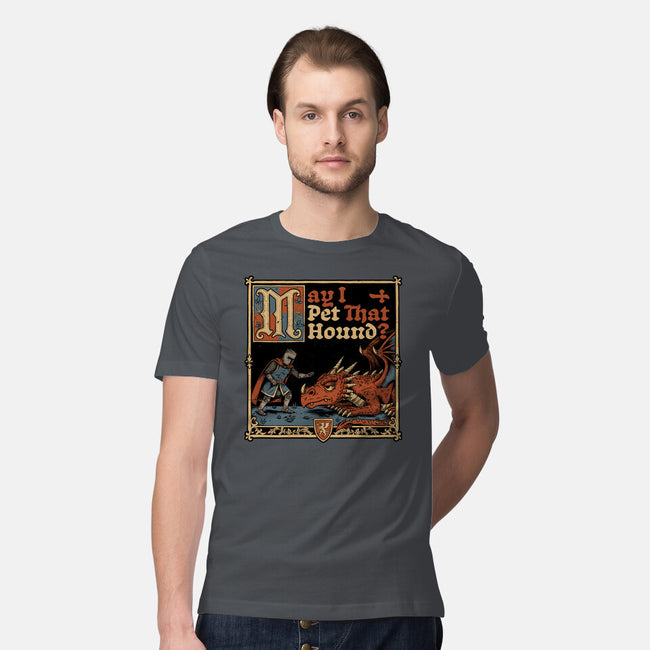 Medieval Meme Pet Dragon-Mens-Premium-Tee-Studio Mootant