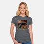 Medieval Meme Pet Dragon-Womens-Fitted-Tee-Studio Mootant