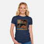 Medieval Meme Pet Dragon-Womens-Fitted-Tee-Studio Mootant